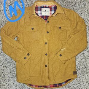 THE NORMAL BRAND Brightside Flannel Lined Jacket Shirt MEN size MEDIUM